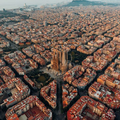 barcelona from above